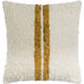 Dagny 20 X 20 inch Ash/Off-White/Copper/Khaki Accent Pillow