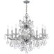 Maria Theresa 9 Light 26 inch Polished Chrome Chandelier Ceiling Light in Clear Hand Cut