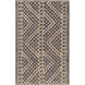 Rowan 36 X 24 inch Navy, Dark Brown, Khaki, Cream Rug