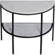 Lazlo 23.5 X 22 inch White Accent Table