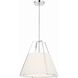Fulton 3 Light 20 inch Polished Nickel Pendant Ceiling Light