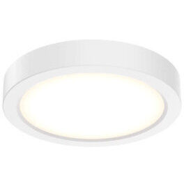 Delta 1 Light 6 inch Black Flushmount Ceiling Light
