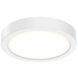 Delta 1 Light 6 inch Black Flushmount Ceiling Light