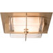 Axis LED 16.1 inch Soft Gold Flush Mount Ceiling Light