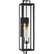 Great Outdoors Knoll Road 4 Light Coal Outdoor Wall Mount