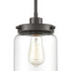 Mason 1 Light 6 inch Oil Rubbed Bronze Mini Pendant Ceiling Light