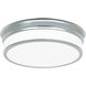 Navo LED 14 inch Chrome Flush Mount Ceiling Light
