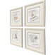Happy Pawliday Gray and Brown and Green and Red Framed Art, Propac