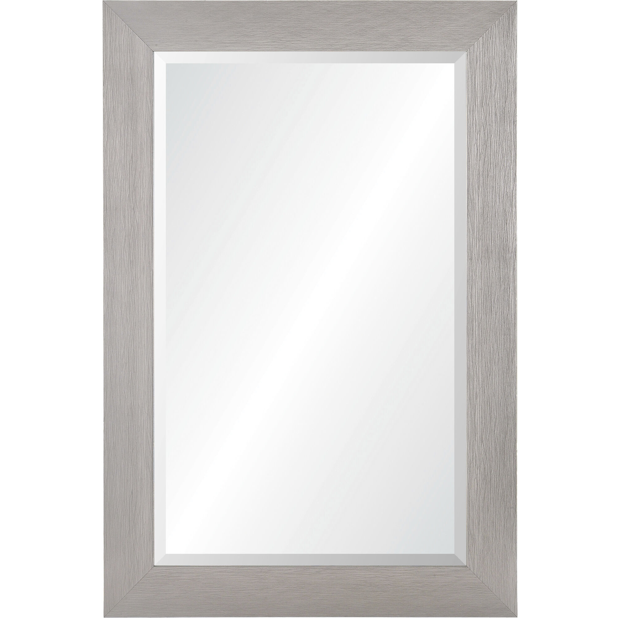 Morella 36 X 24 inch Antique Silver Wall Mirror