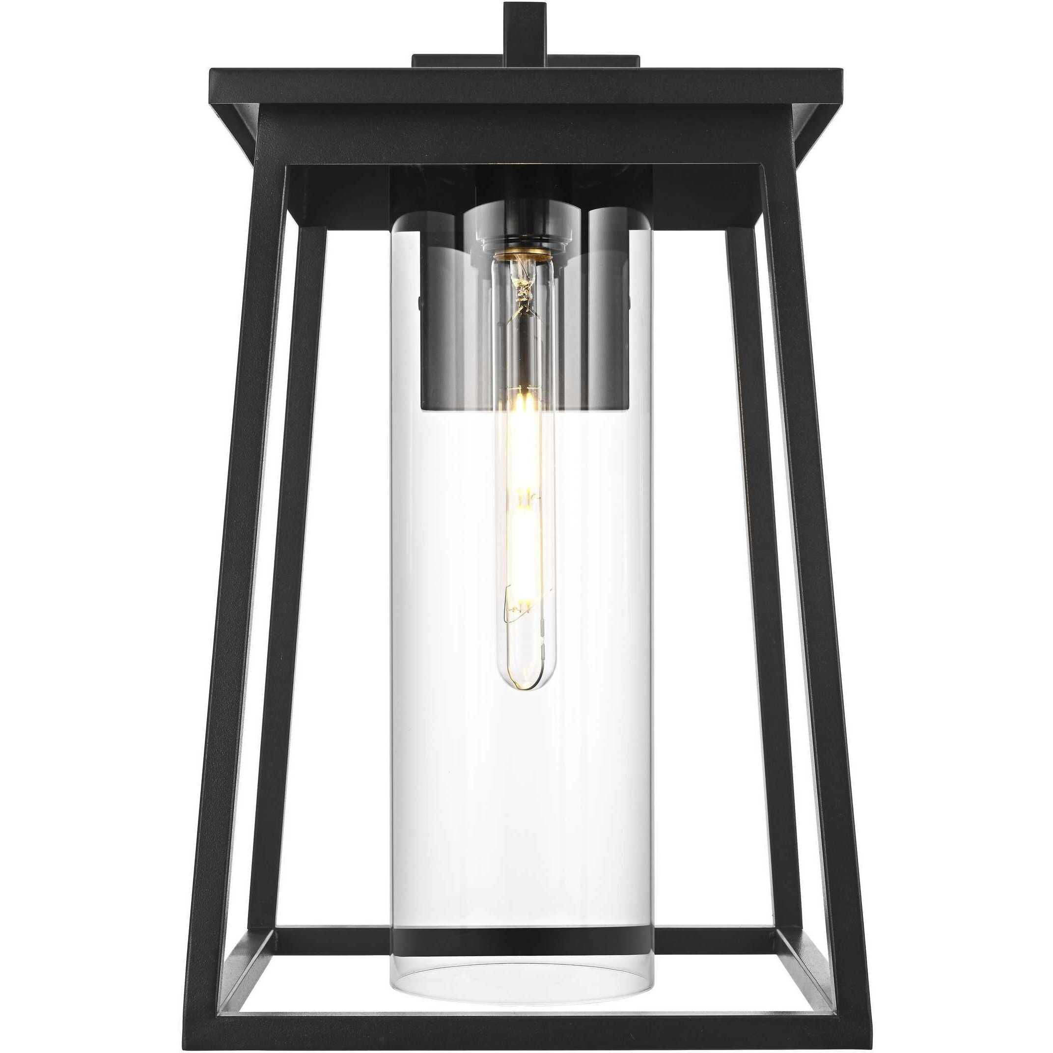 Lambert 1 Light 18 inch Black Outdoor Wall Sconce