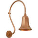 Thomas O'Brien Academy Barn Light LED 24 inch Soft Copper Larrabee Barn Light in 7.5" Soft Copper Savannah Shade