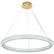 Bowen 1 Light 32 inch Satin Gold Chandelier Ceiling Light