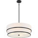 Cascade 4 Light Coal Pendant Ceiling Light