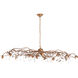 Bay Laurel Leaf 14 Light 63 inch Gold Chandelier Ceiling Light