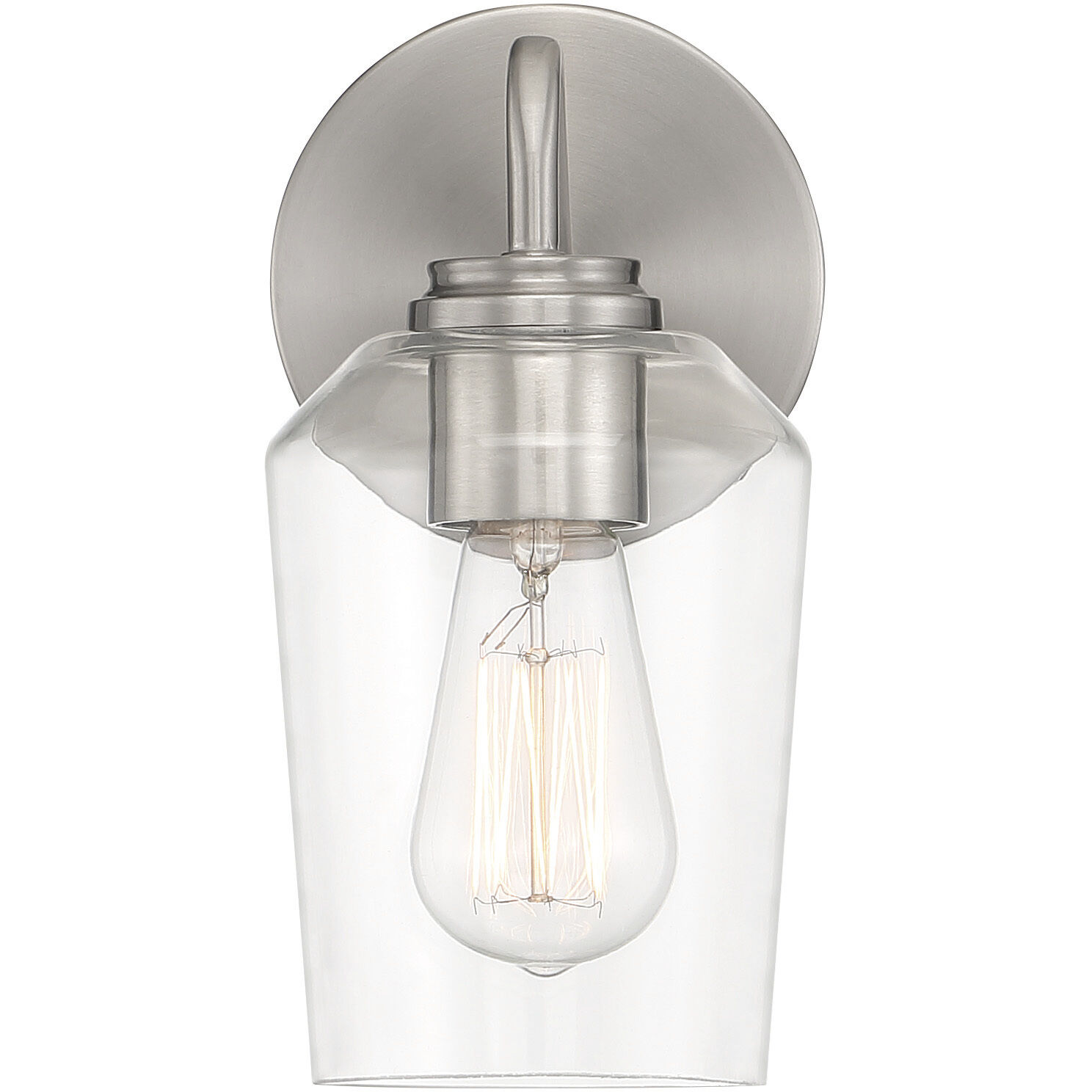 Shayna 1 Light 5 inch Brushed Polished Nickel Wall Sconce Wall Light