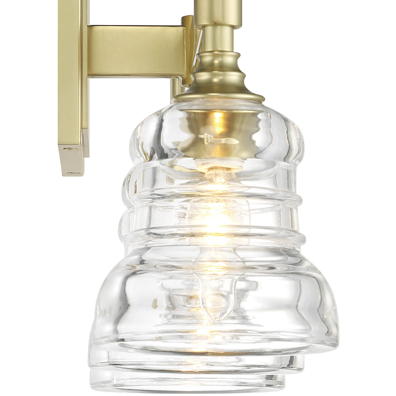 Gregory Bath Vanity Light Wall Light in Aged Brass