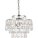 Mila 3 Light 14 inch Chrome Pendant Ceiling Light