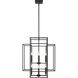 Titania 8 Light 22 inch Matte Black Chandelier Ceiling Light