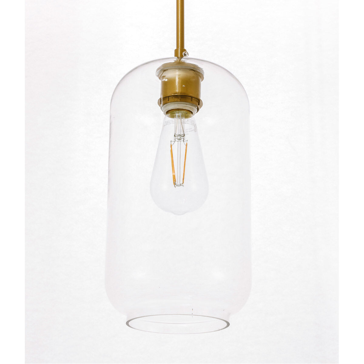 Collier 1 Light 6.1 inch Brass Pendant Ceiling Light
