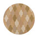 Pollack 96 X 96 inch Khaki Indoor Area Rug, Round