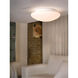 Ella 3 Light 18 inch White Ceiling Light