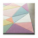 Santa Monica 91 X 63 inch Rose/Mauve/Wheat/Aqua/Sage/Ivory Rugs, Rectangle