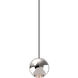 Exo LED 2 inch Chrome Pendant Ceiling Light