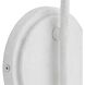 Pinellas 1 Light 5.12 inch White Plaster Wall Bracket Wall Light, Design Series