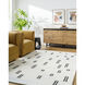 Jason Wu 36 X 24 inch White / Off-White / Onyx Handmade Rug in 2 x 3