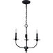 Hartford 3 Light 18 inch Oil Rubbed Bronze Chandelier Ceiling Light