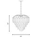 Boa 6 Light 22 inch Warm Brass Chandelier Ceiling Light
