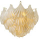 Ibiza 10 Light 23.62 inch Champagne-Coloured Glass Chandelier Ceiling Light