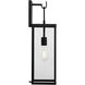 Rox LED 22 inch Textured Black Outdoor Wall Lantern