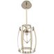 Bradbury 1 Light 9 inch Polished Nickel Mini Pendant Ceiling Light