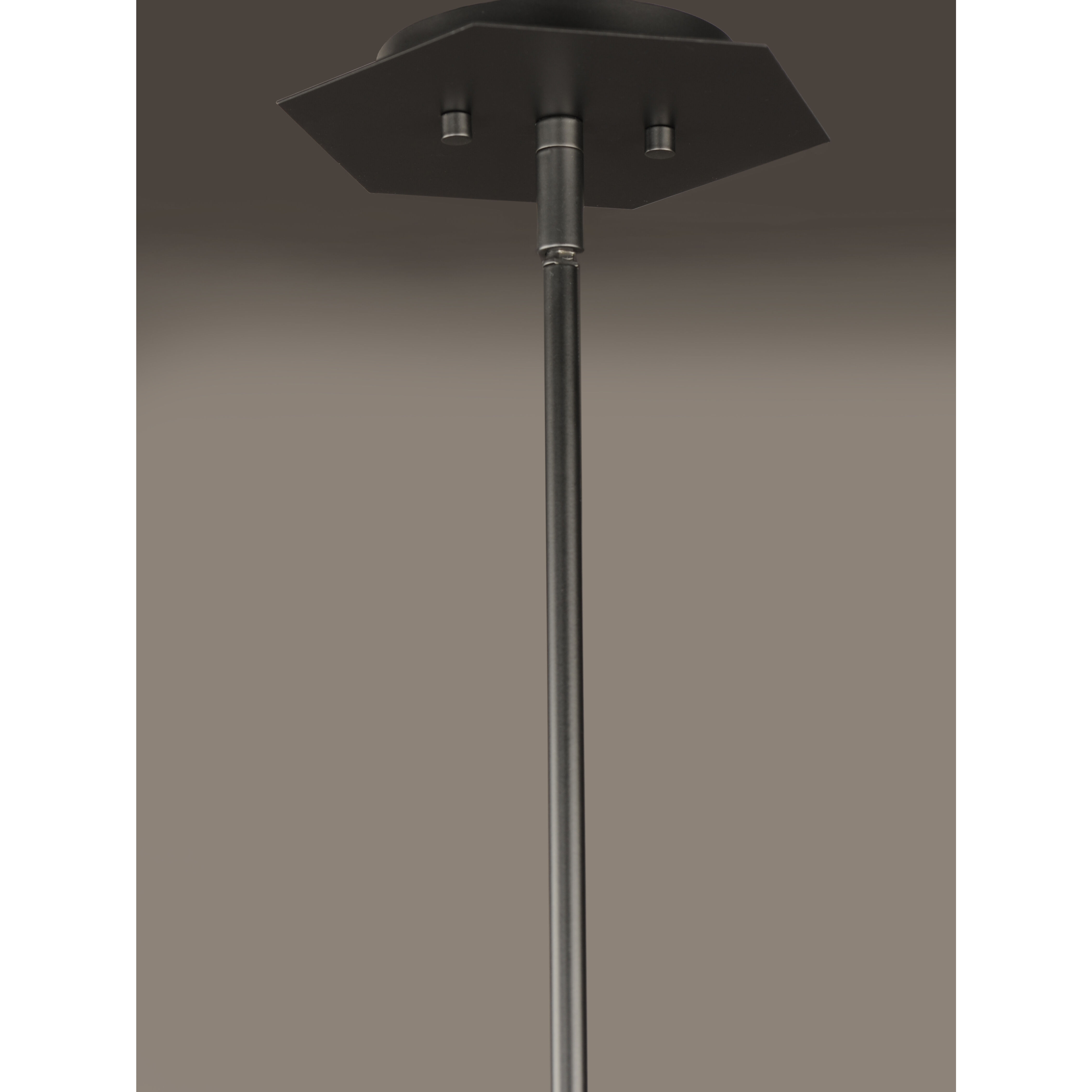 Honeycomb LED 9 inch Black/Gold Mini Pendant Ceiling Light