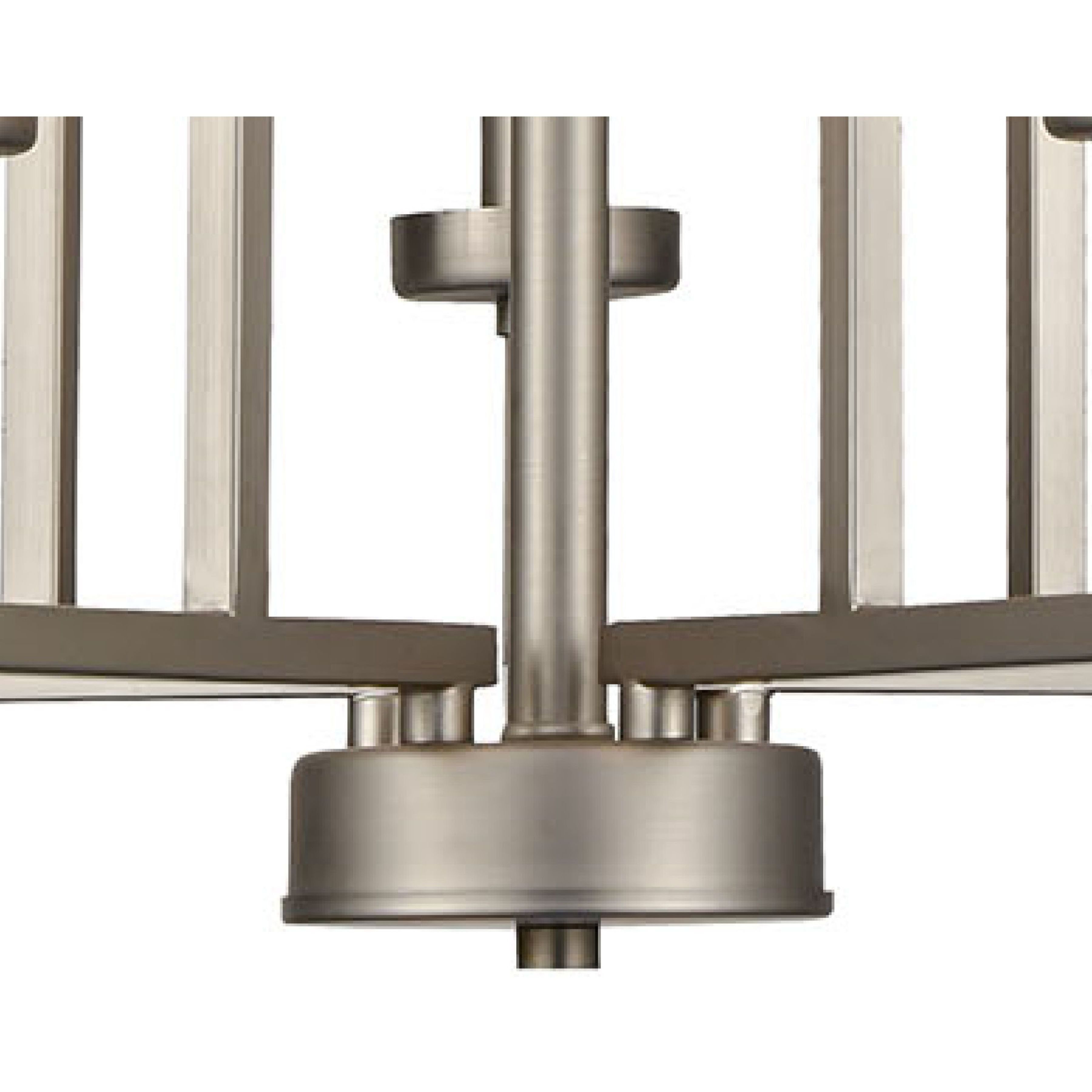 West End 5 Light 20 inch Brushed Nickel Chandelier Ceiling Light