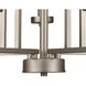 West End 5 Light 20 inch Brushed Nickel Chandelier Ceiling Light