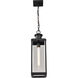 Luca 7 inch Sand Black Outdoor Hanging Light