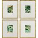 Verdant Fusion Green and Beige Framed Art