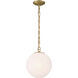 Marbelle 1 Light 10 inch Legacy Brass Pendant Ceiling Light