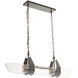 Mykonos 4 Light 37.5 inch Clear and English Bronze Pendant Ceiling Light