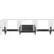 Ryden 30 inch Black Vanity Light Wall Light