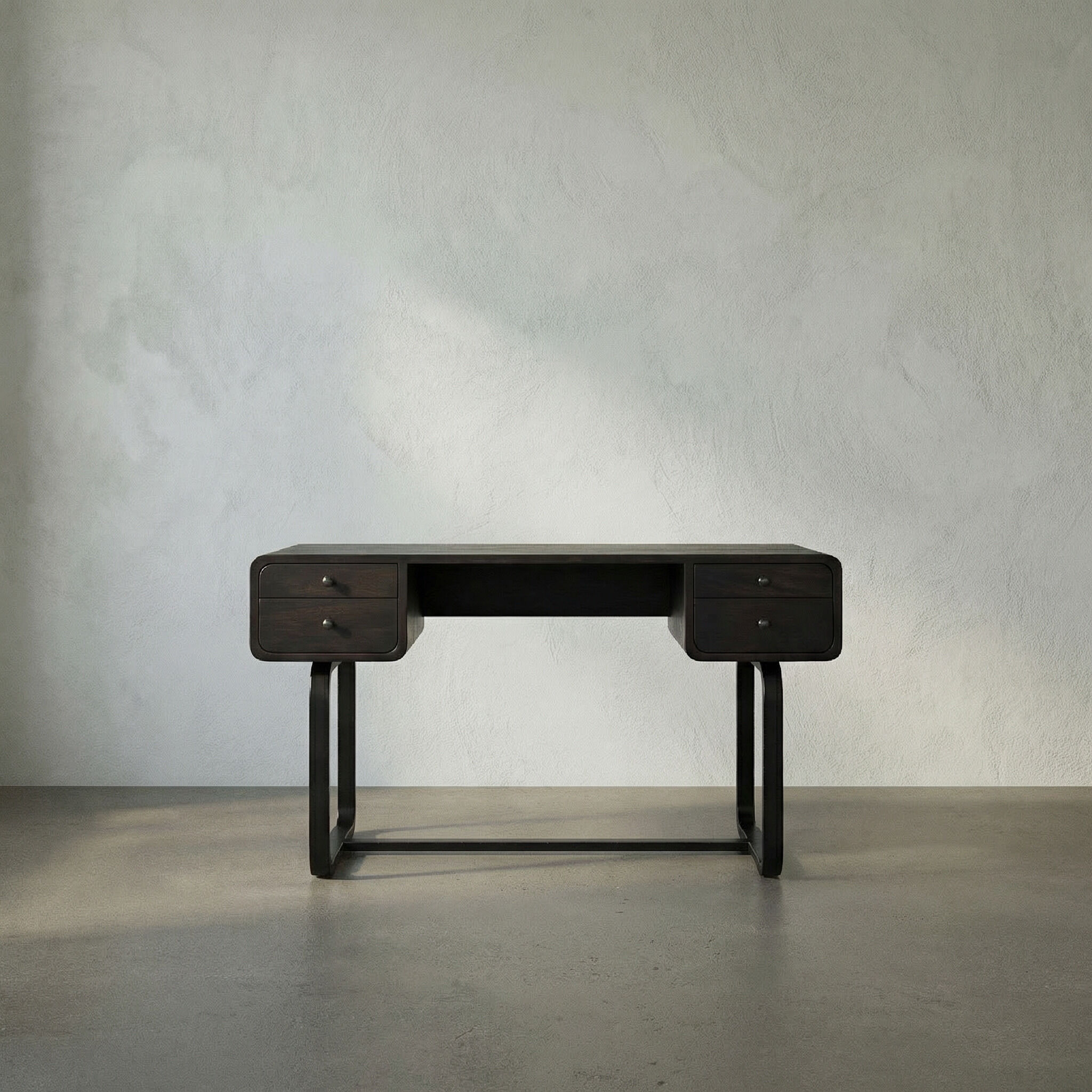 Voltes 60 X 26 inch Ebony Walnut Desk