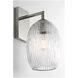 HABLE Serafina 1 Light 4.88 inch Polished Nickel Sconce Wall Light