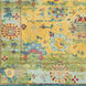Festival 108 X 72 inch Mustard Rug in 6 X 9, Rectangle
