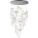 Rinkle LED 36.25 inch Polished Chrome Multi-Light Pendant Ceiling Light