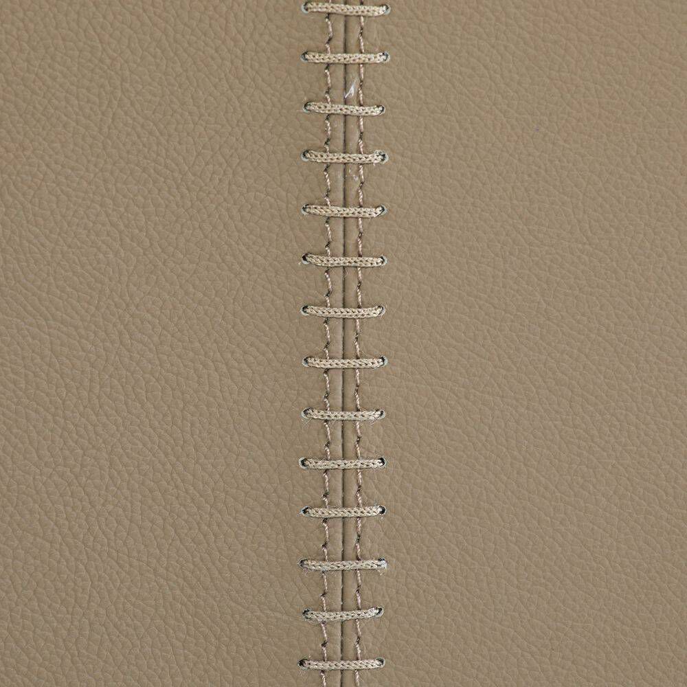 Hawthorne Dove Leather and Antique Brass Host Chair