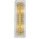 Luciene 2 Light 5.91 inch Antique Brass and Handmade Glass Wall Lamp Wall Light