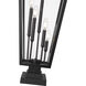 Gannon 5 Light 41.25 inch Black Outdoor Pier Mounted Fixture in G9