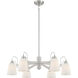 Beckonridge 6 Light 32 inch Brushed Nickel Chandelier Ceiling Light